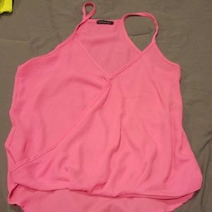 Hot pink tank top